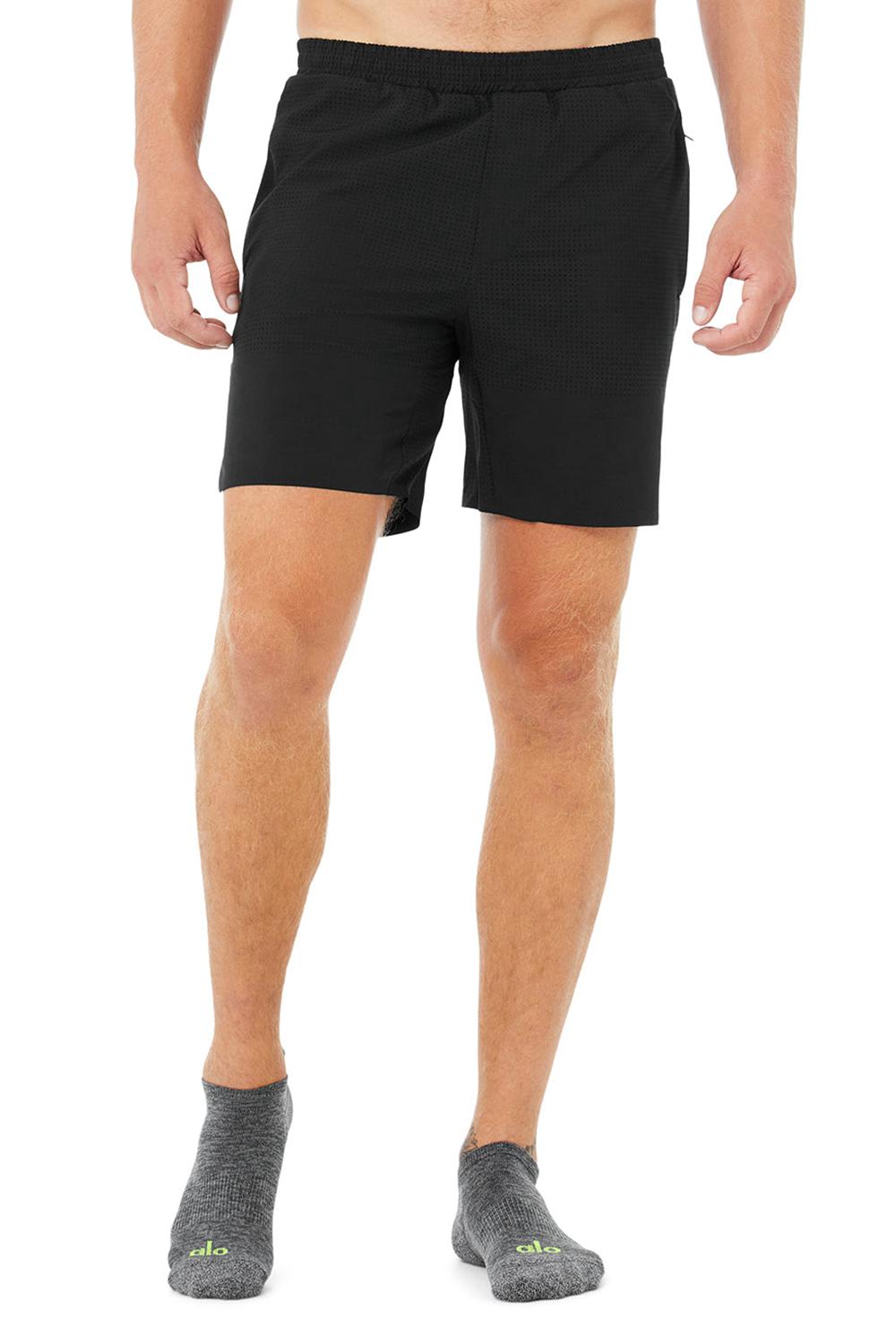 Dark Grey Heather / Highlighter Men Alo Yoga Performance Tab Sock | Australia  09371-SIFX