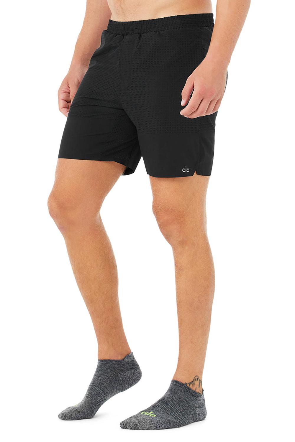 Dark Grey Heather / Highlighter Men Alo Yoga Performance Tab Sock | Australia  09371-SIFX