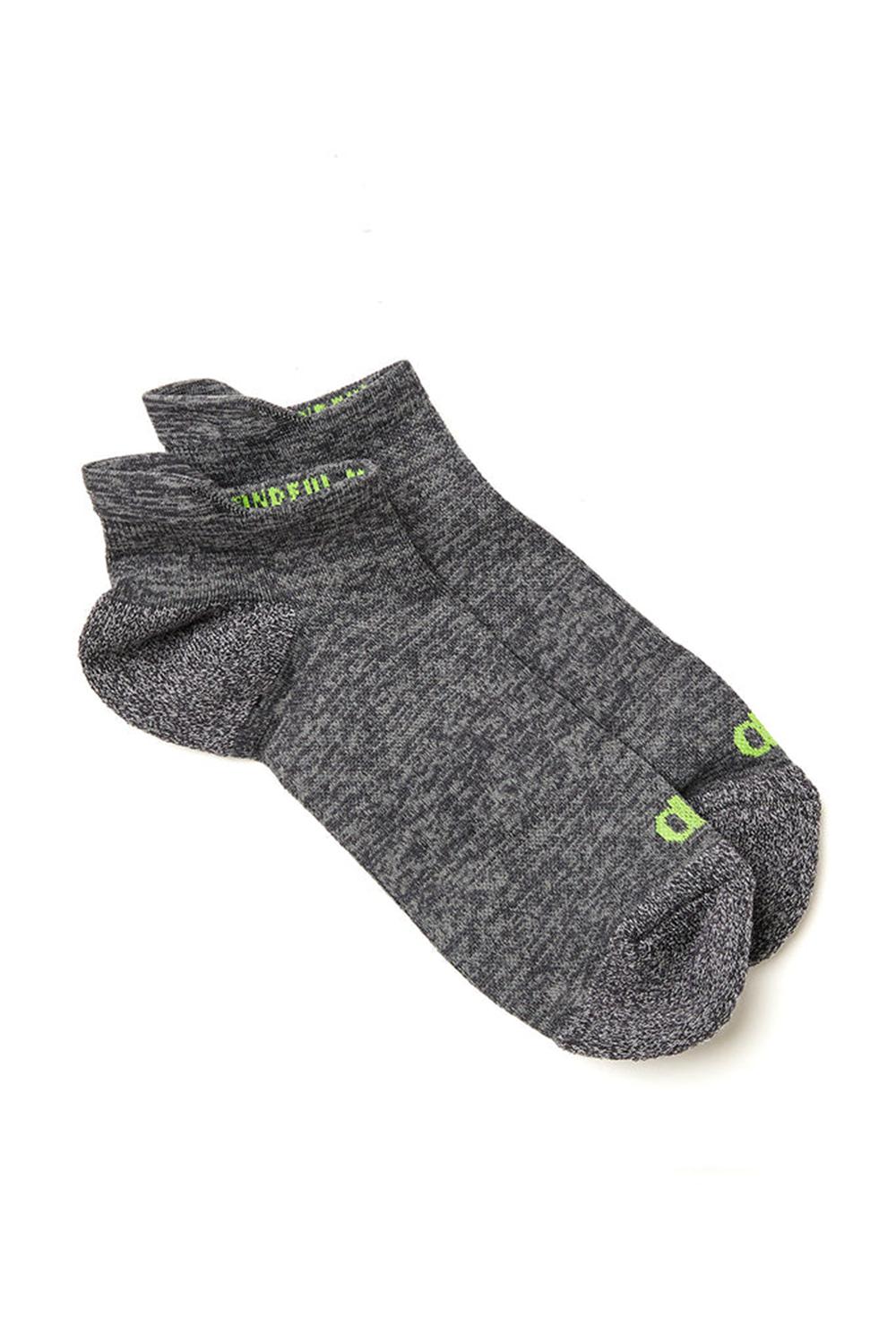 Dark Grey Heather / Highlighter Men Alo Yoga Performance Tab Sock | Australia  09371-SIFX