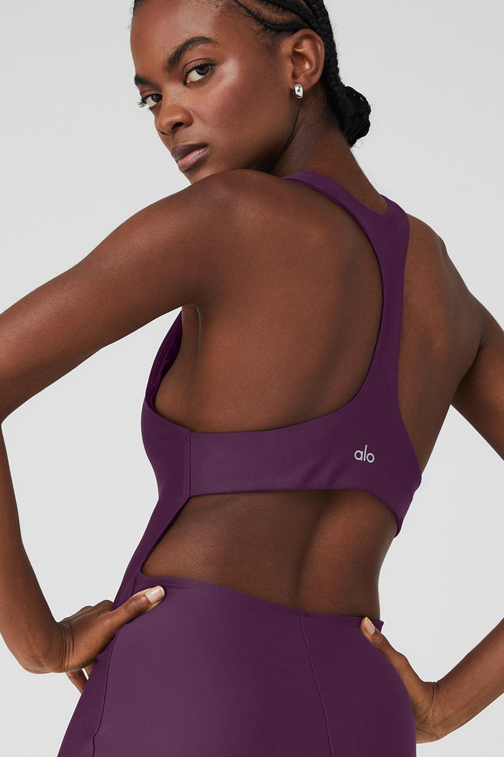 Dark Plum Women Alo Yoga Airlift Fly Dress | Australia  38596-ZYGR