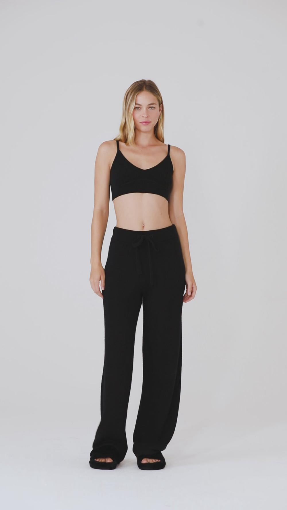 Dove Grey Heather Women Alo Yoga Cashmere High-Waist Jet Set Wide Leg Pant | Australia  58713-ZSQL
