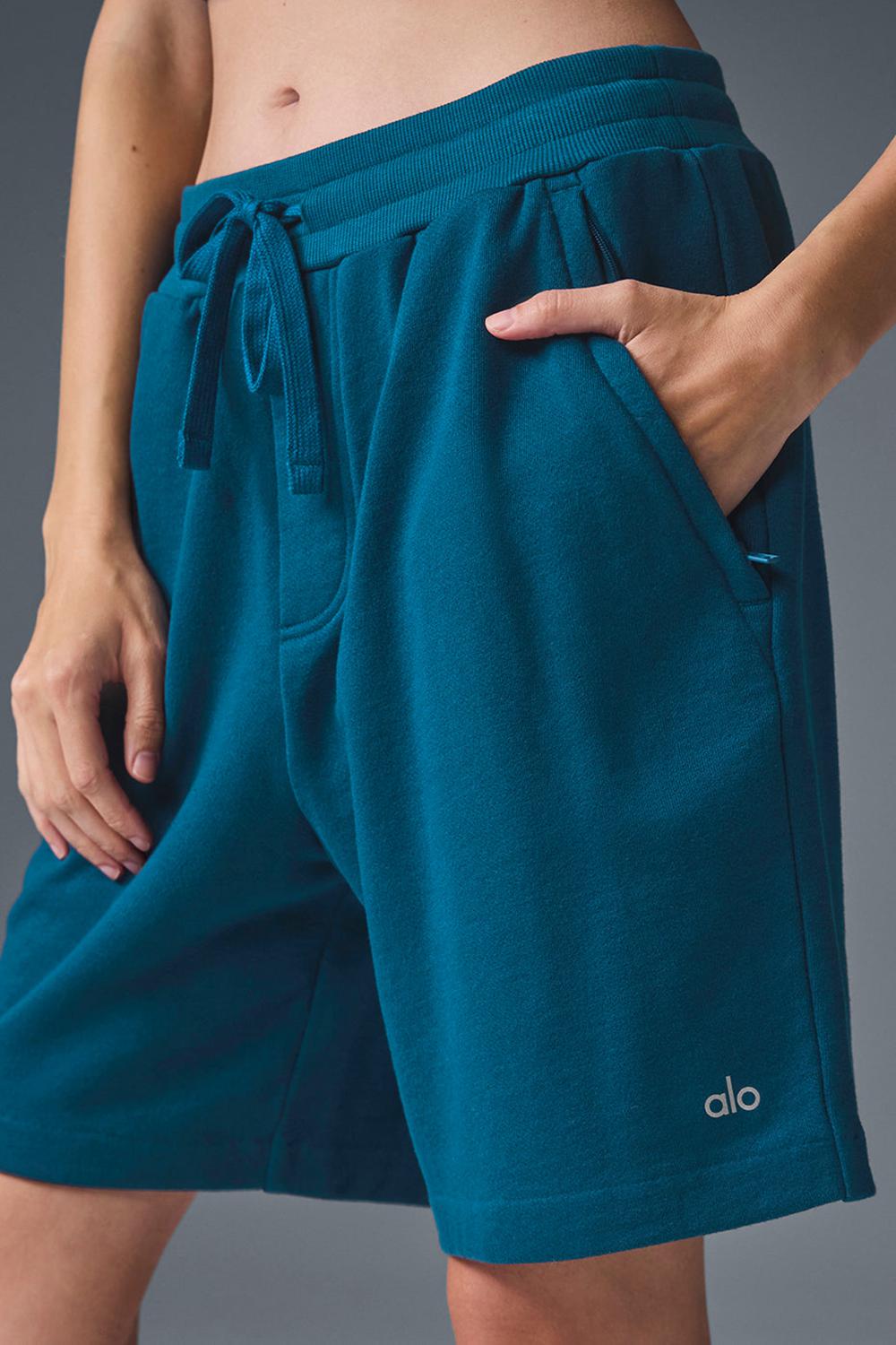Eclipse Blue Women Alo Yoga Chill Short | Australia  57604-BSYA