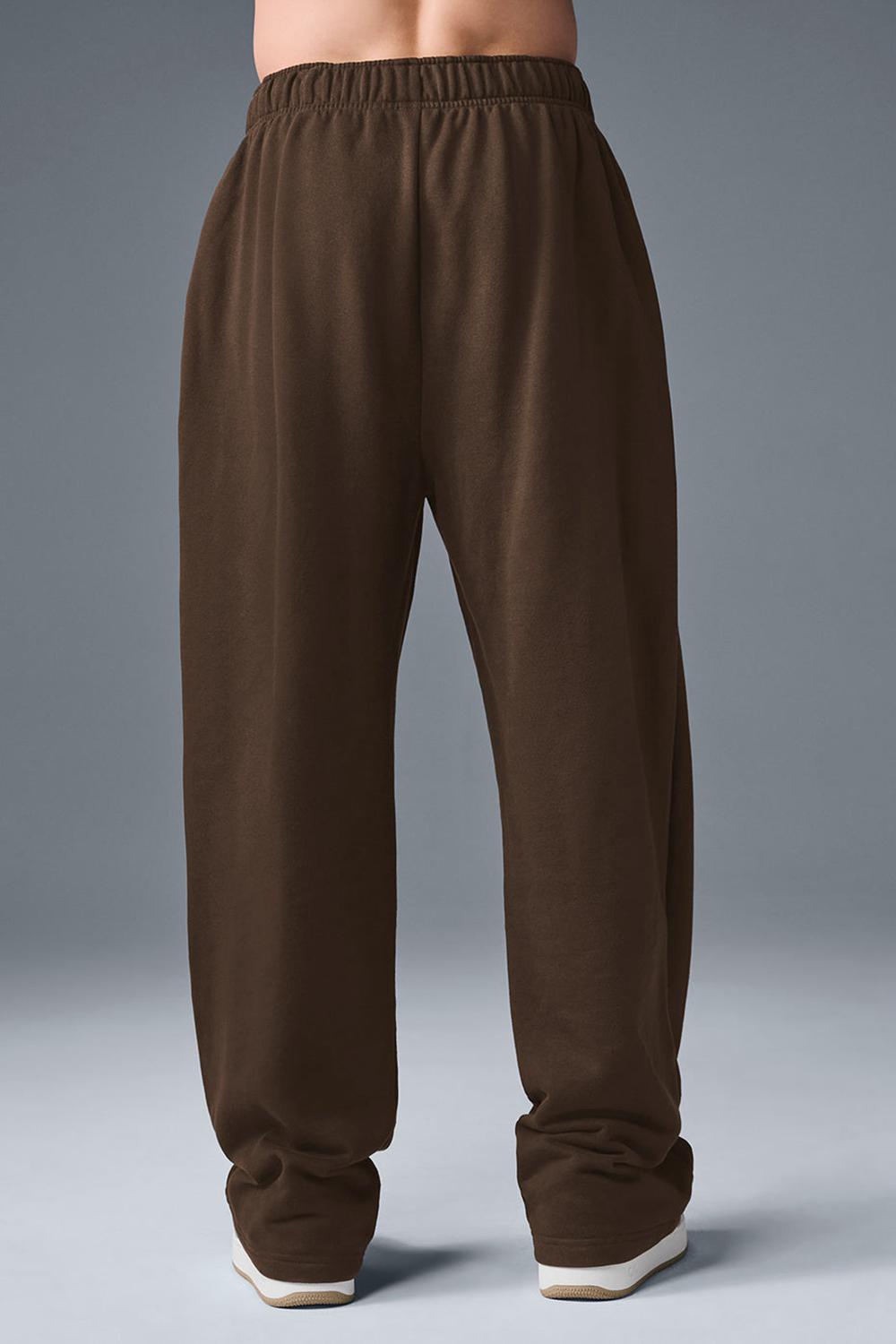 Espresso Men Alo Yoga Accolade Straight Leg Sweatpant | Australia  05287-MPWL