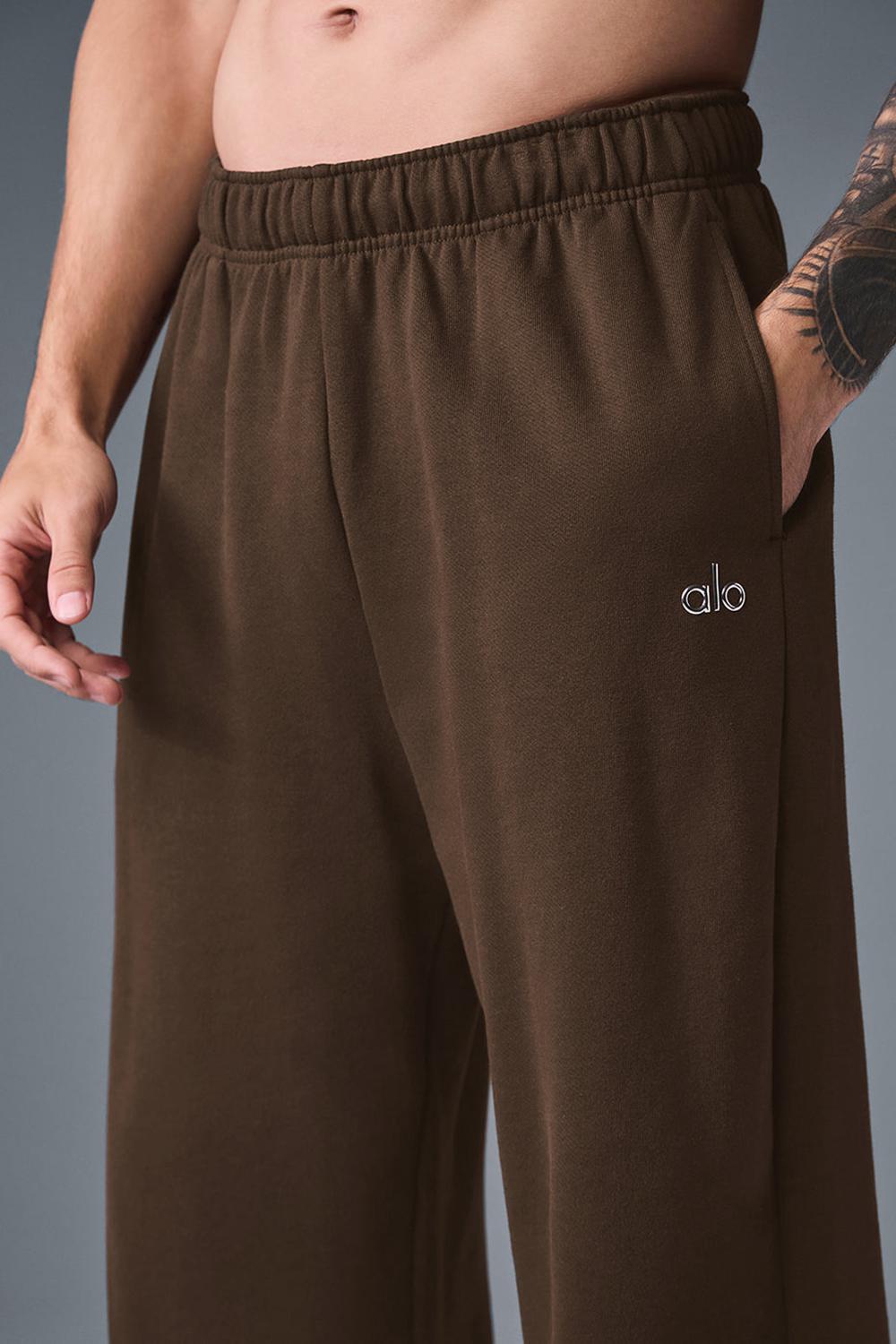 Espresso Men Alo Yoga Accolade Straight Leg Sweatpant | Australia  05287-MPWL