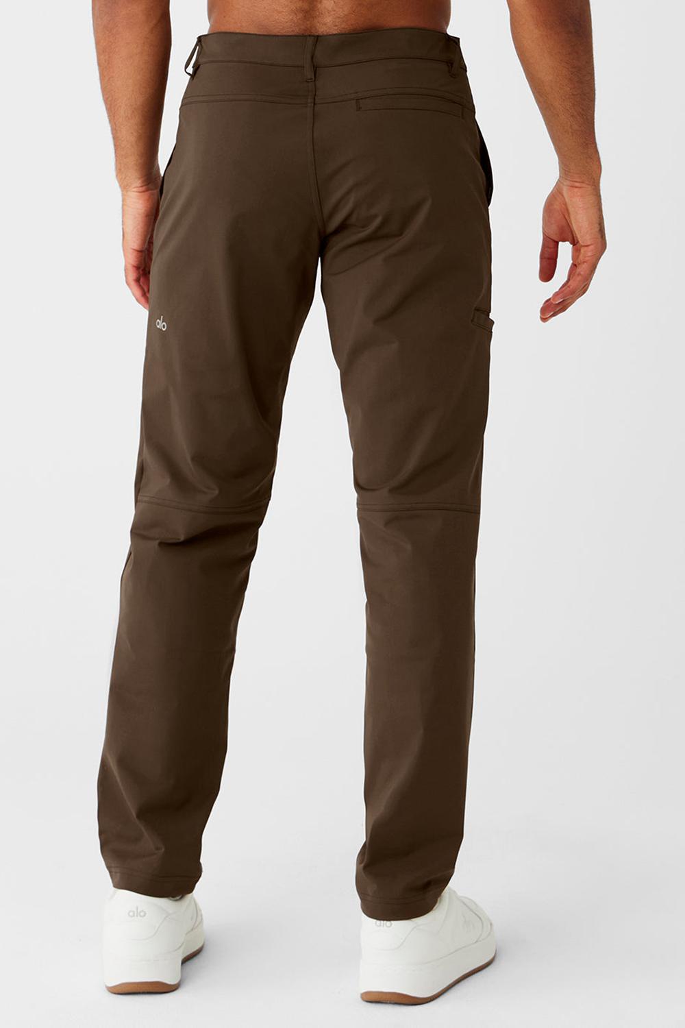 Espresso Men Alo Yoga Block Pant | Australia  29371-ACMQ