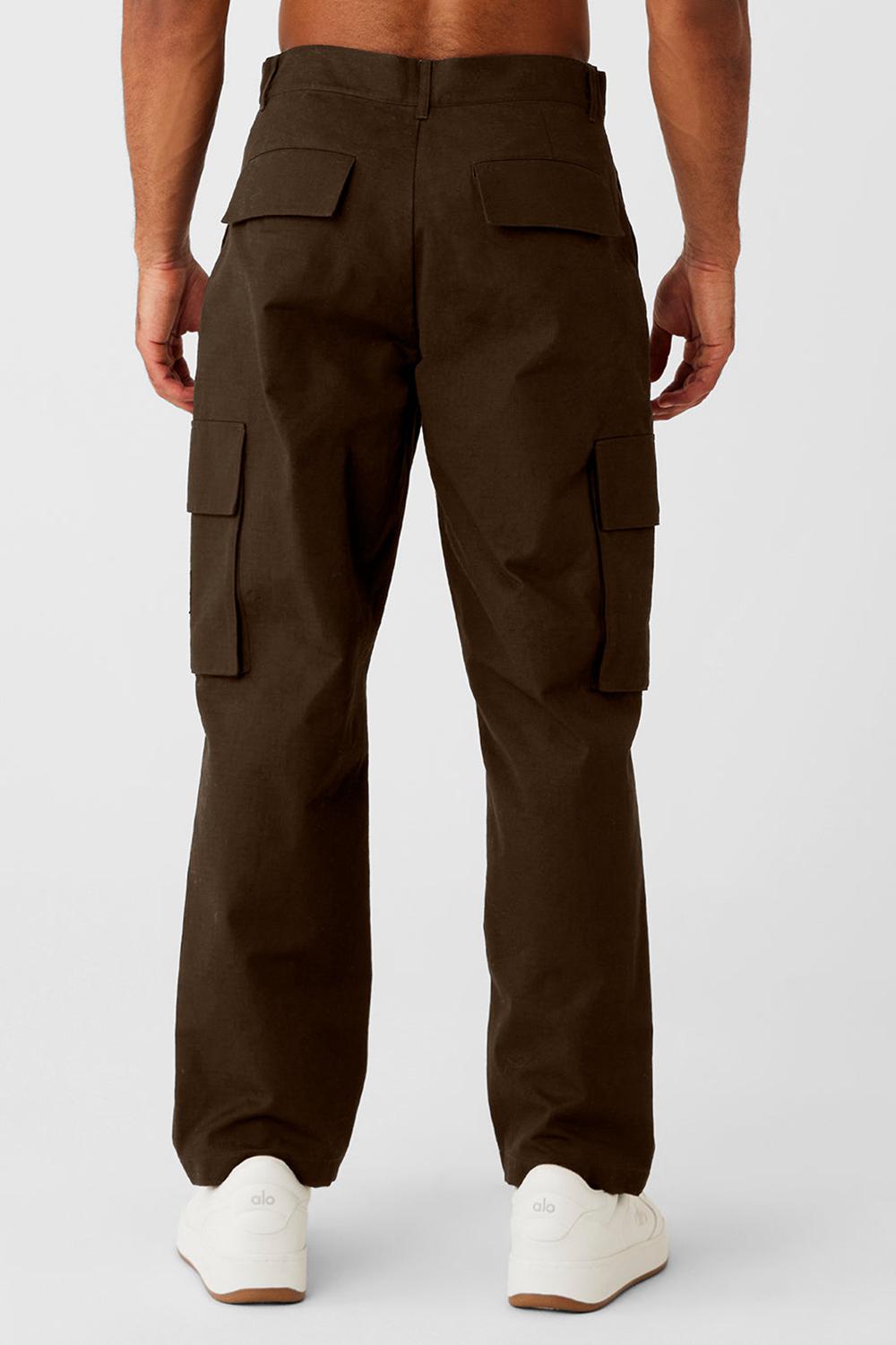 Espresso Men Alo Yoga Cargo Ripstop Pant | Australia  39071-DBLH