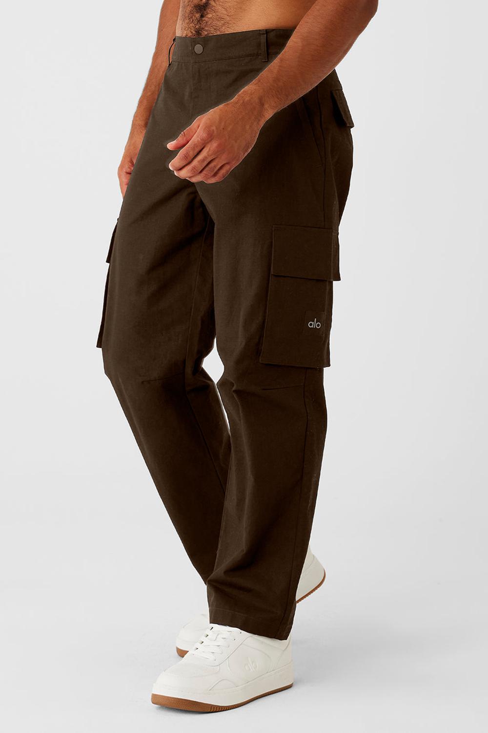 Espresso Men Alo Yoga Cargo Ripstop Pant | Australia  39071-DBLH