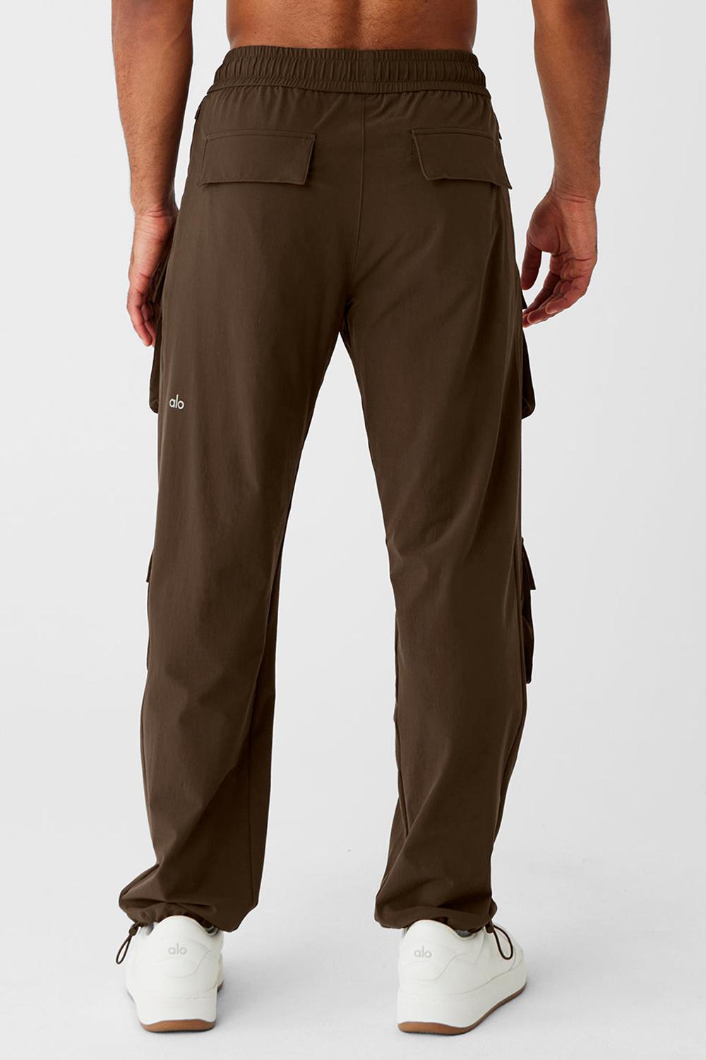 Espresso Men Alo Yoga Cargo Venture Pant | Australia  60174-WTOH