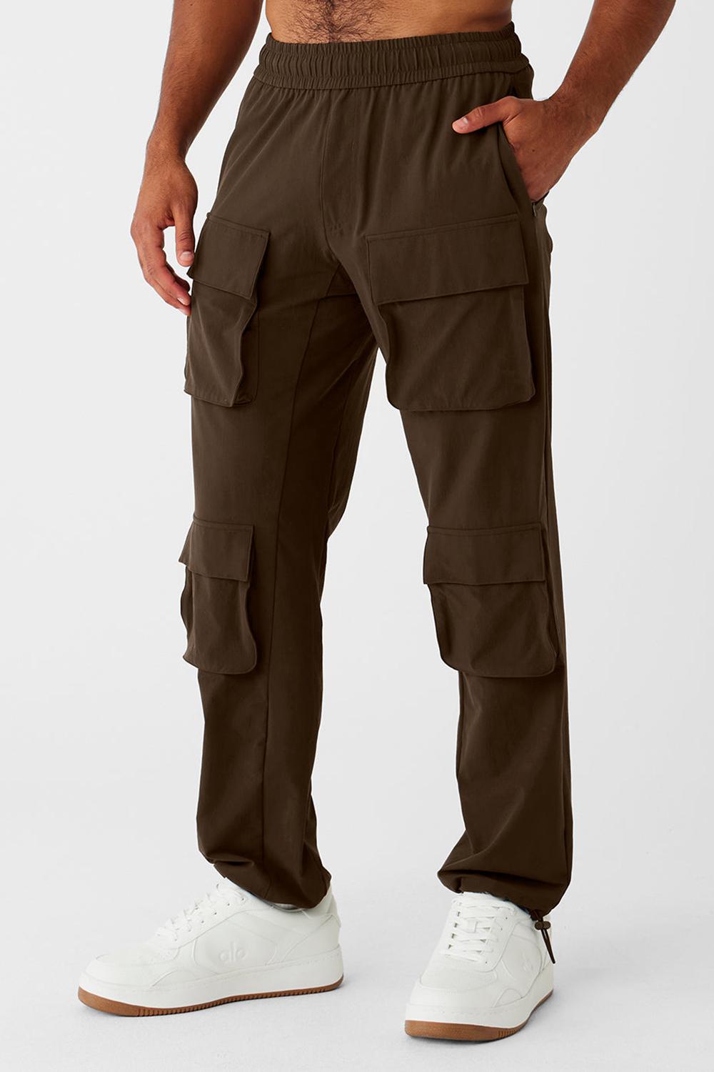 Espresso Men Alo Yoga Cargo Venture Pant | Australia  60174-WTOH
