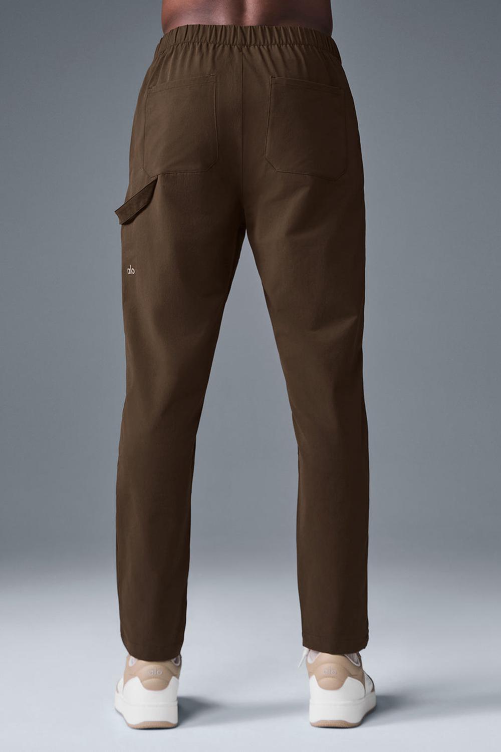 Espresso Men Alo Yoga Co-Op Carpenter Track Pant | Australia  43728-NPOZ