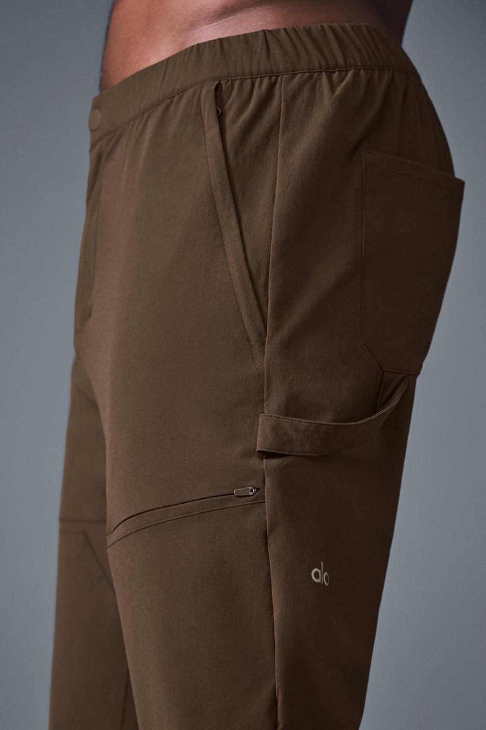 Espresso Men Alo Yoga Co-Op Carpenter Track Pant | Australia  43728-NPOZ