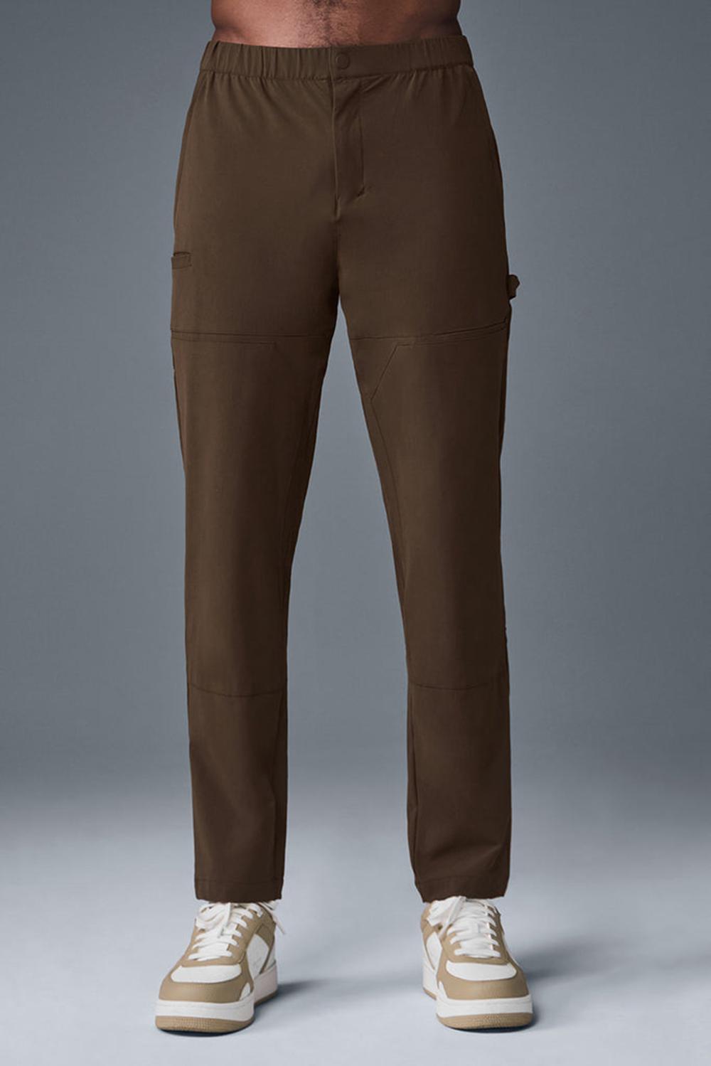 Espresso Men Alo Yoga Co-Op Carpenter Track Pant | Australia  43728-NPOZ