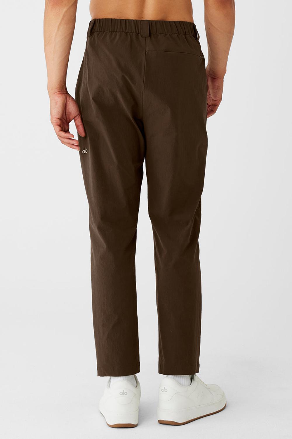 Espresso Men Alo Yoga Co-Op Cropped Tech Pant | Australia  92305-IHUF