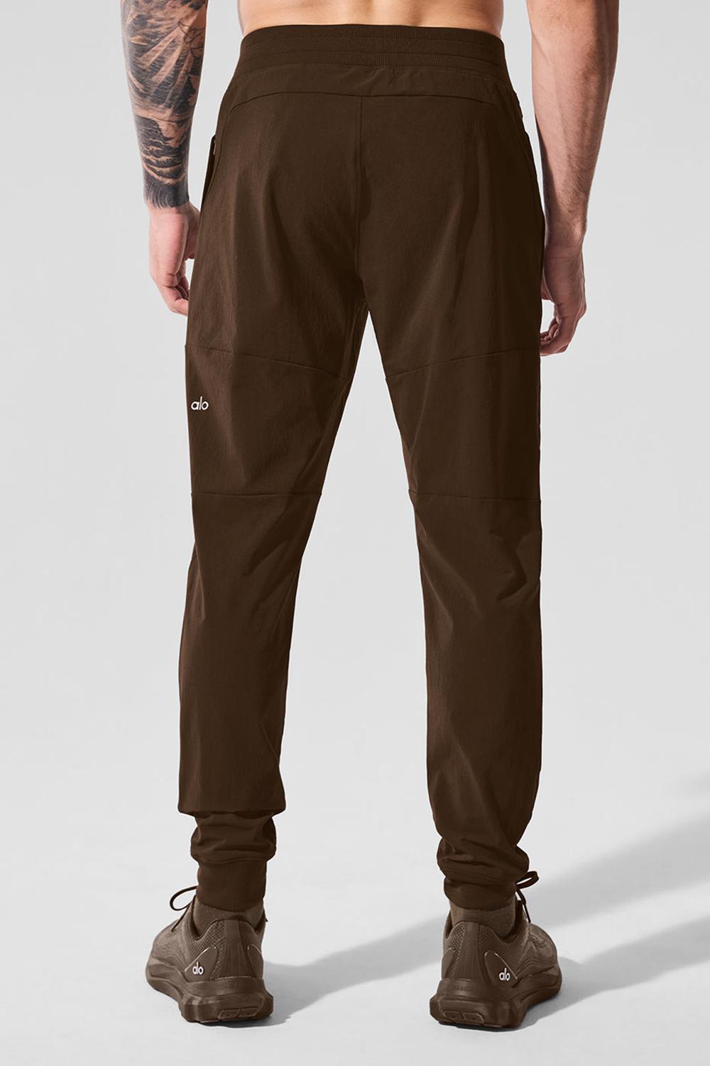 Espresso Men Alo Yoga Co-Op Pant | Australia  02517-MJIA