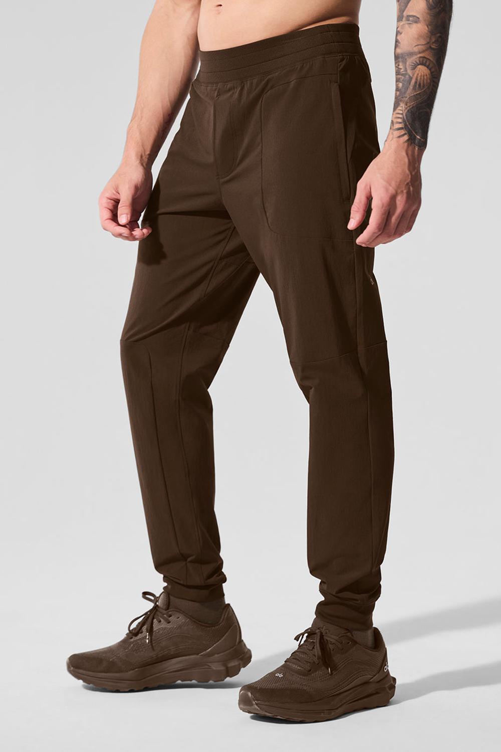 Espresso Men Alo Yoga Co-Op Pant | Australia  02517-MJIA
