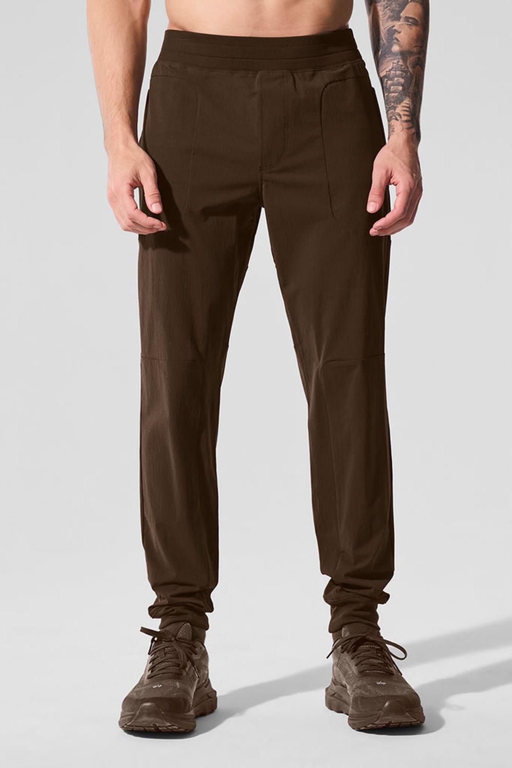 Espresso Men Alo Yoga Co-Op Pant | Australia  02517-MJIA
