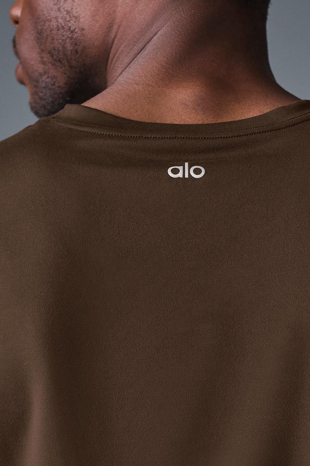 Espresso Men Alo Yoga Conquer Muscle Tank | Australia  59648-DRGM