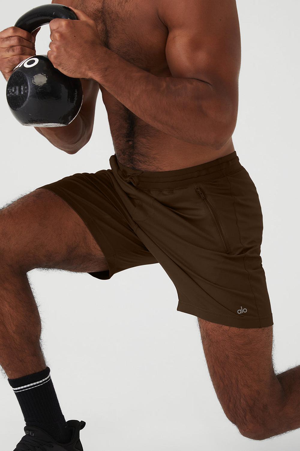 Espresso Men Alo Yoga Conquer Reform Short | Australia  93048-UCJP
