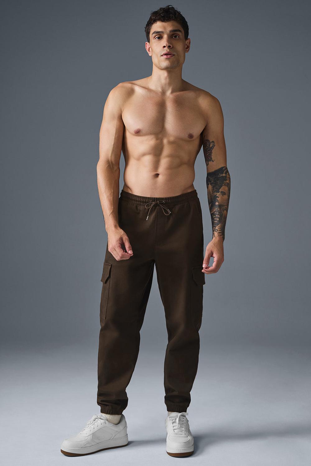 Espresso Men Alo Yoga Edition Sueded Jogger | Australia  95120-DXSW