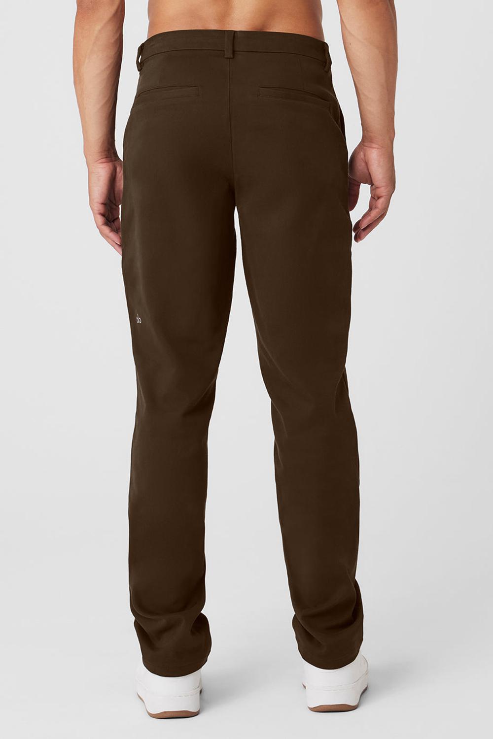 Espresso Men Alo Yoga Edition Sueded Pant | Australia  93480-FJQM