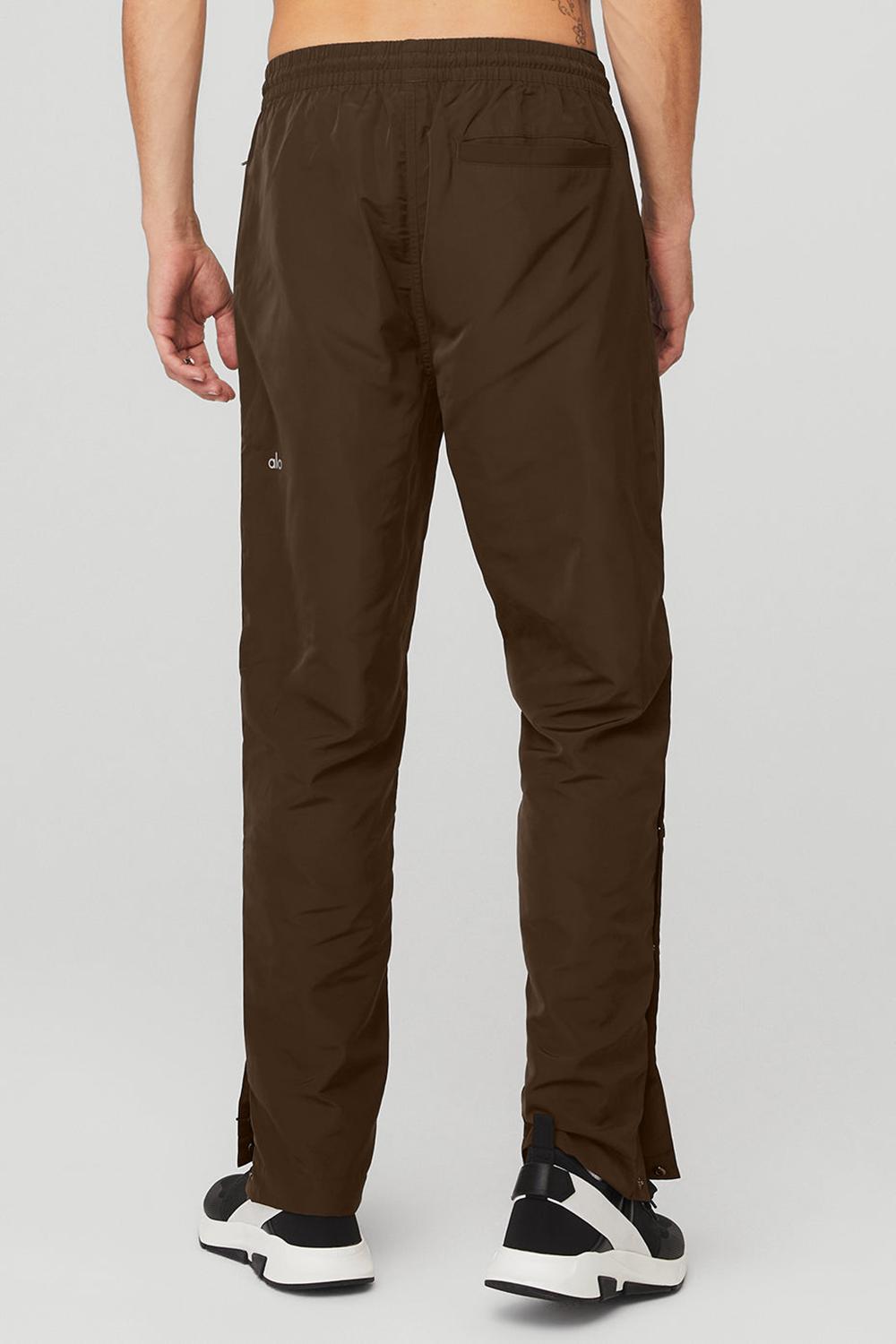 Espresso Men Alo Yoga Legend Snap Pant | Australia  15023-BTXE