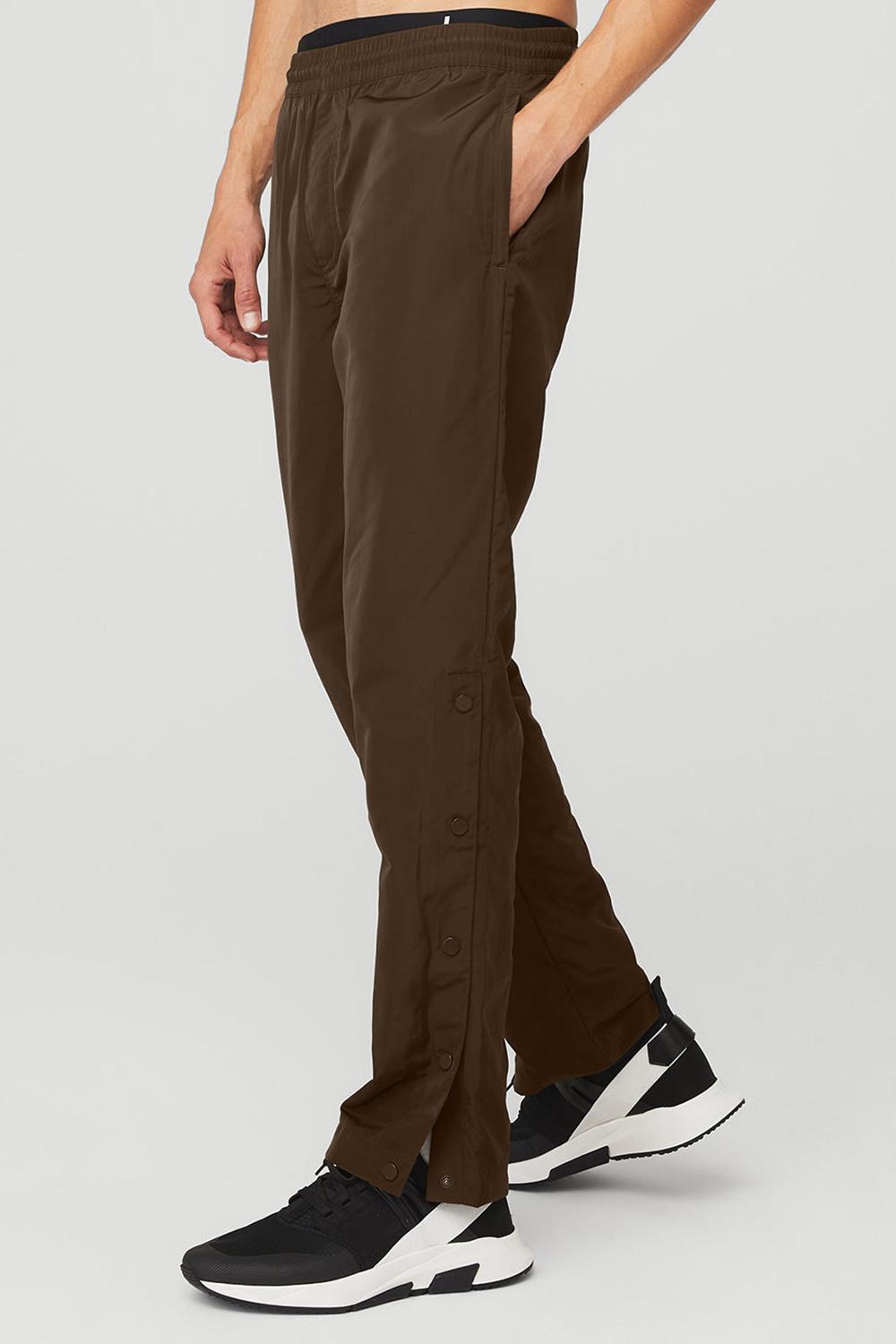 Espresso Men Alo Yoga Legend Snap Pant | Australia  15023-BTXE