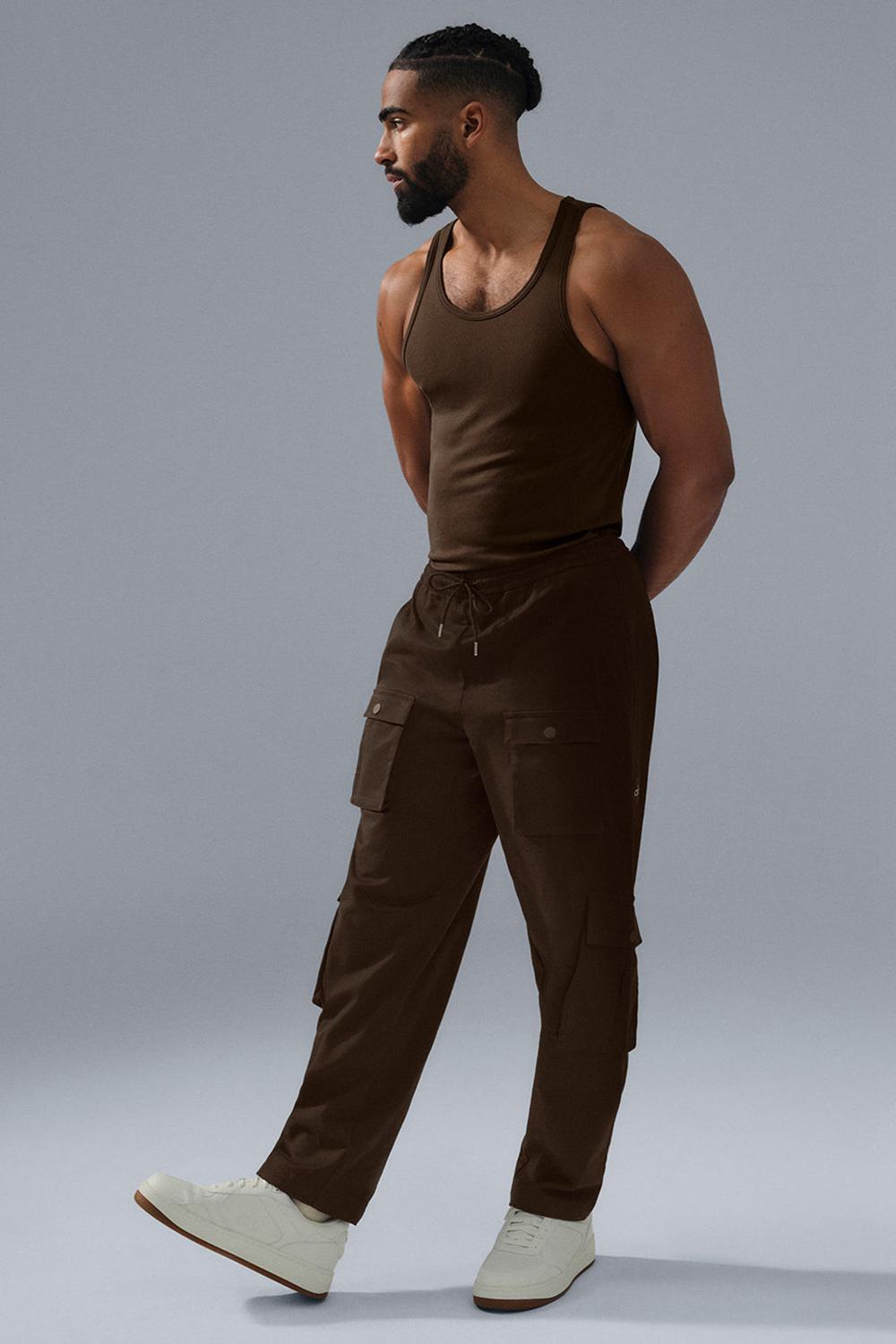 Espresso Men Alo Yoga Northstar Cargo Pant | Australia  54102-NGUY