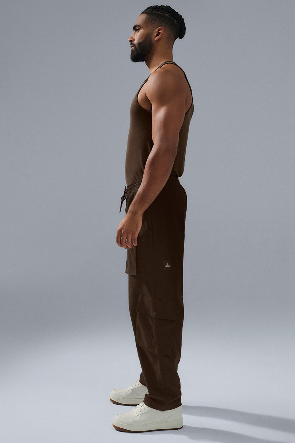 Espresso Men Alo Yoga Northstar Cargo Pant | Australia  54102-NGUY