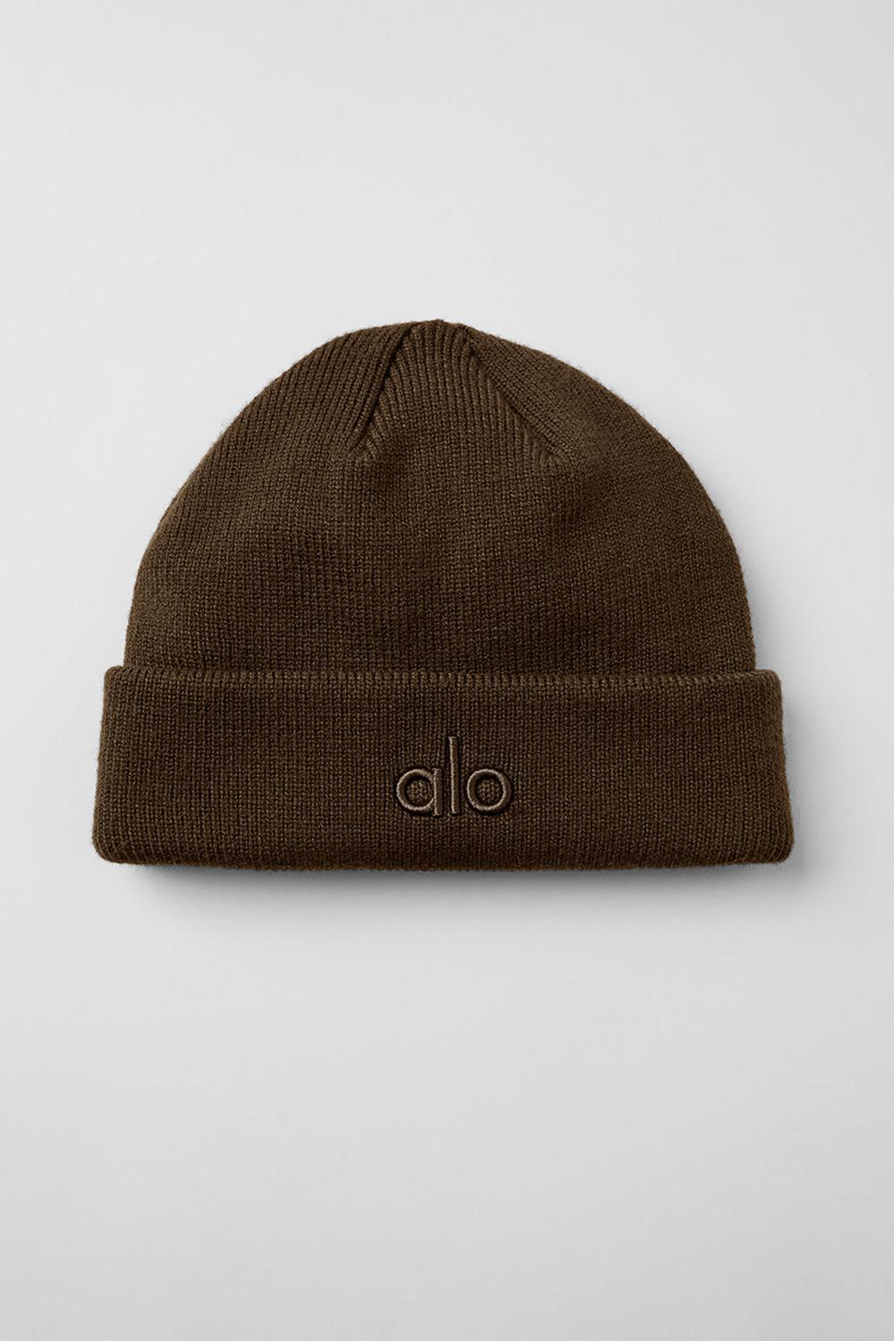 Espresso Men Alo Yoga Notable Beanie | Australia  42738-TMJN