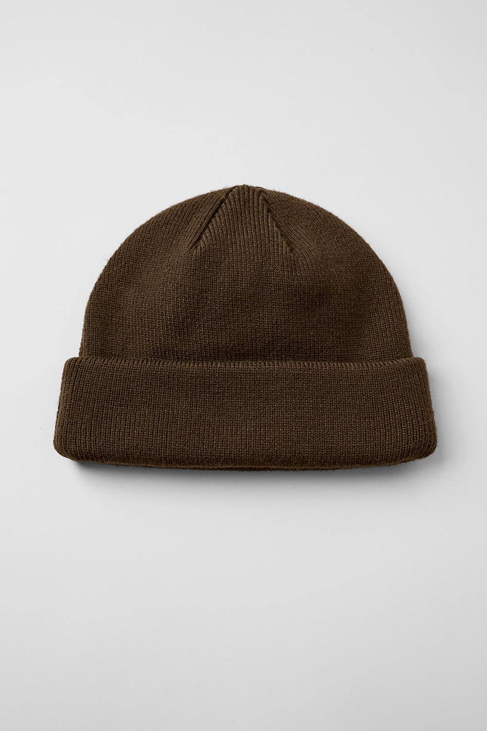 Espresso Men Alo Yoga Notable Beanie | Australia  42738-TMJN