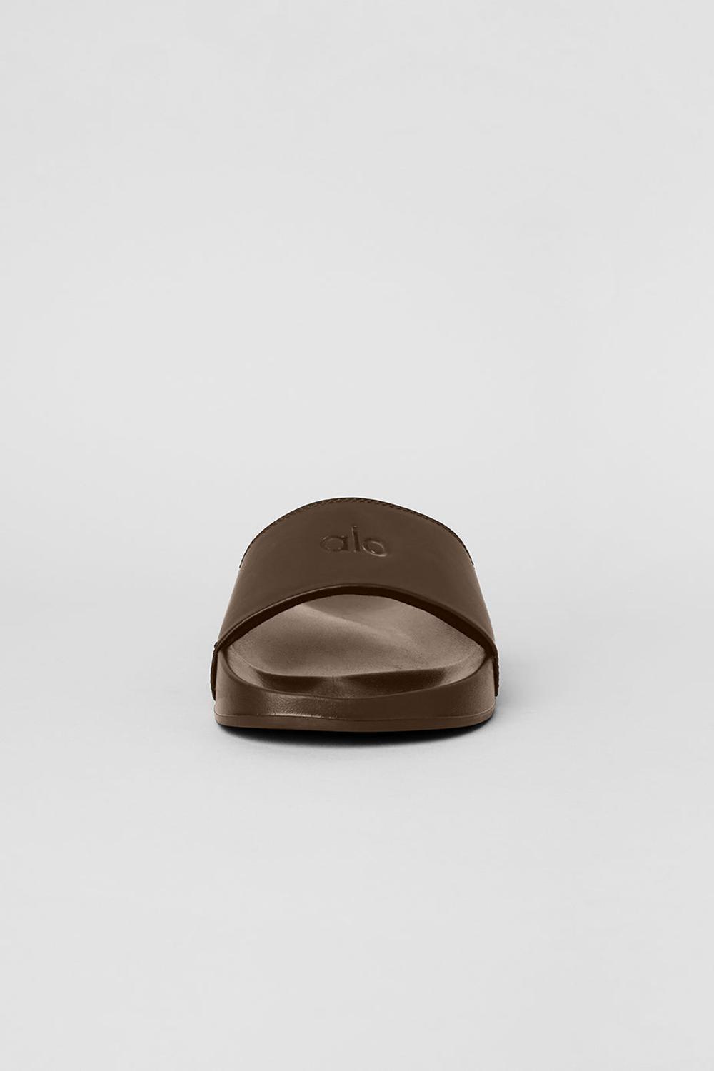 Espresso Men Alo Yoga Unisex It Slide Slide | Australia  59384-WJLZ