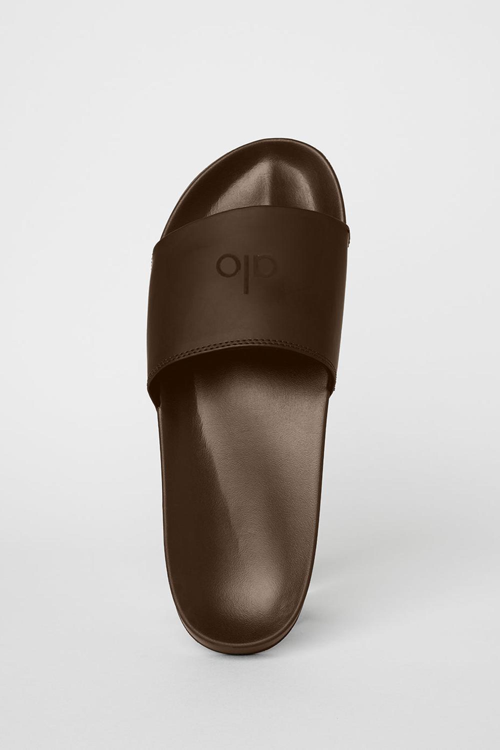Espresso Men Alo Yoga Unisex It Slide Slide | Australia  59384-WJLZ