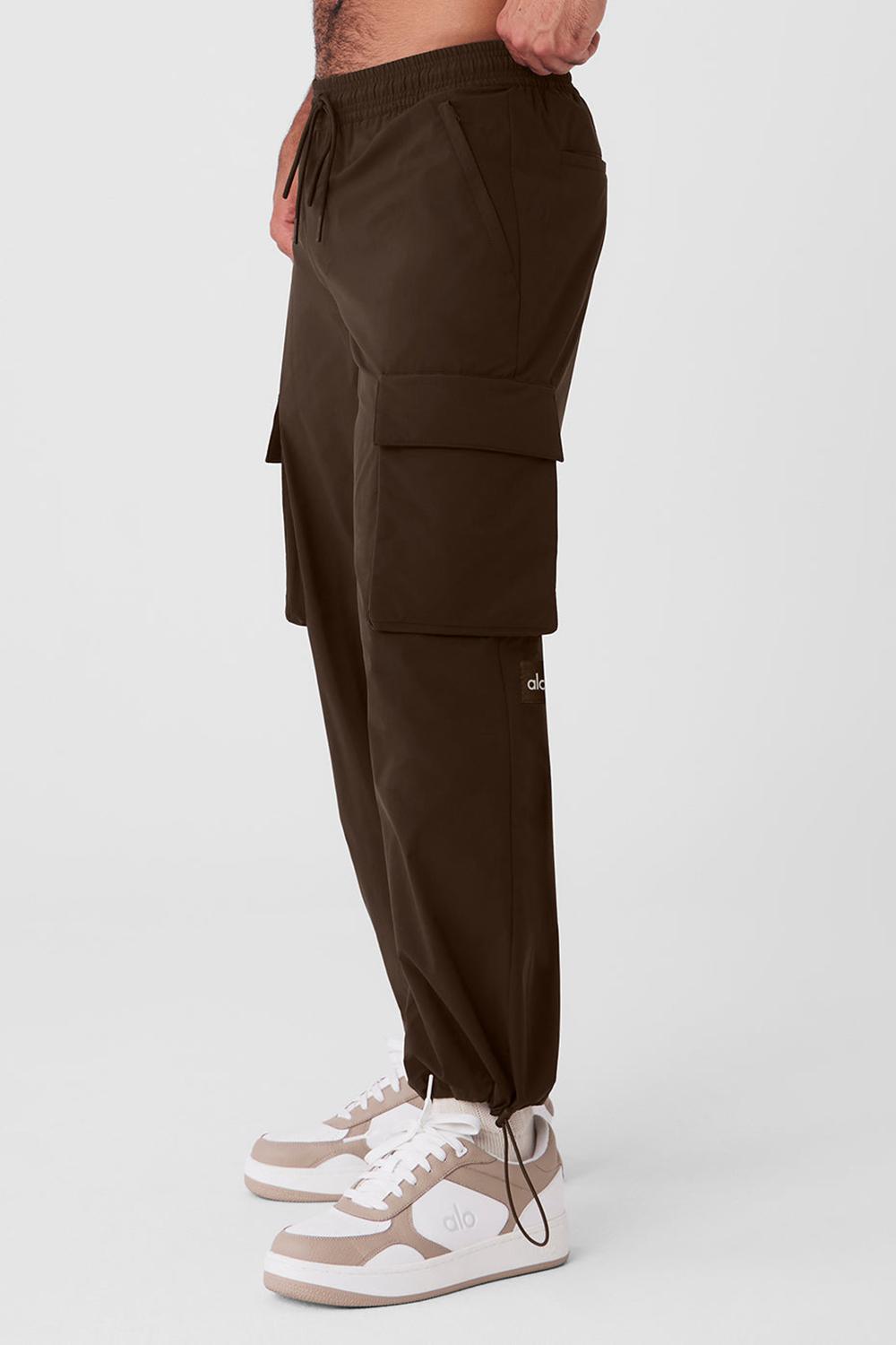Espresso Men Alo Yoga Voyage Utility Cargo Pant | Australia  98254-MKQP