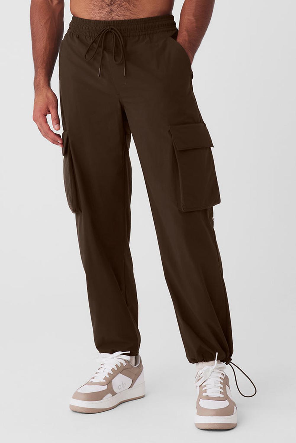 Espresso Men Alo Yoga Voyage Utility Cargo Pant | Australia  98254-MKQP