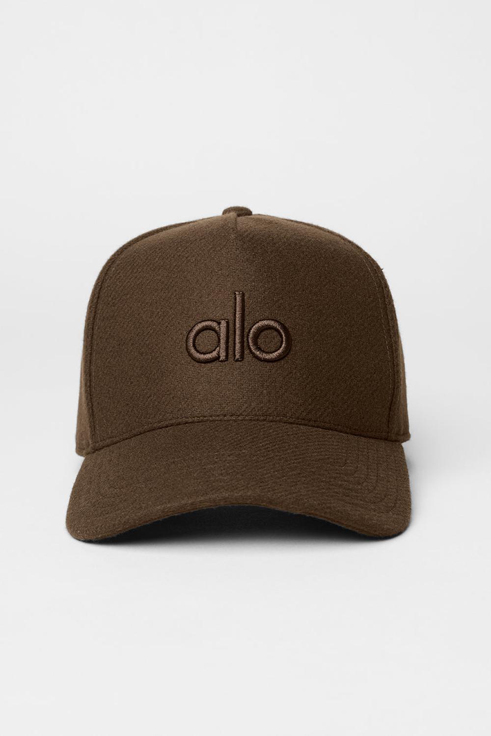 Espresso Men Alo Yoga Wool District Trucker Hat | Australia  19627-MNYW