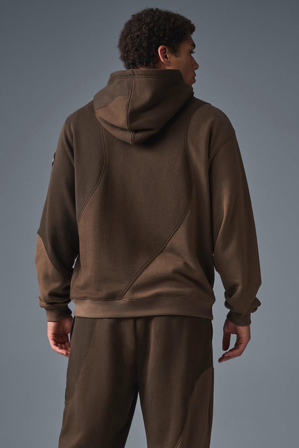 Espresso Tonal Men Alo Yoga Make Waves Hoodie | Australia  34718-SVJN