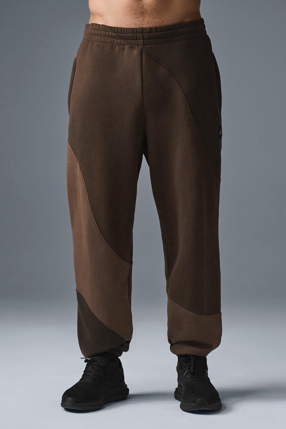 Espresso Tonal Men Alo Yoga Make Waves Sweatpant | Australia  48325-WQRS