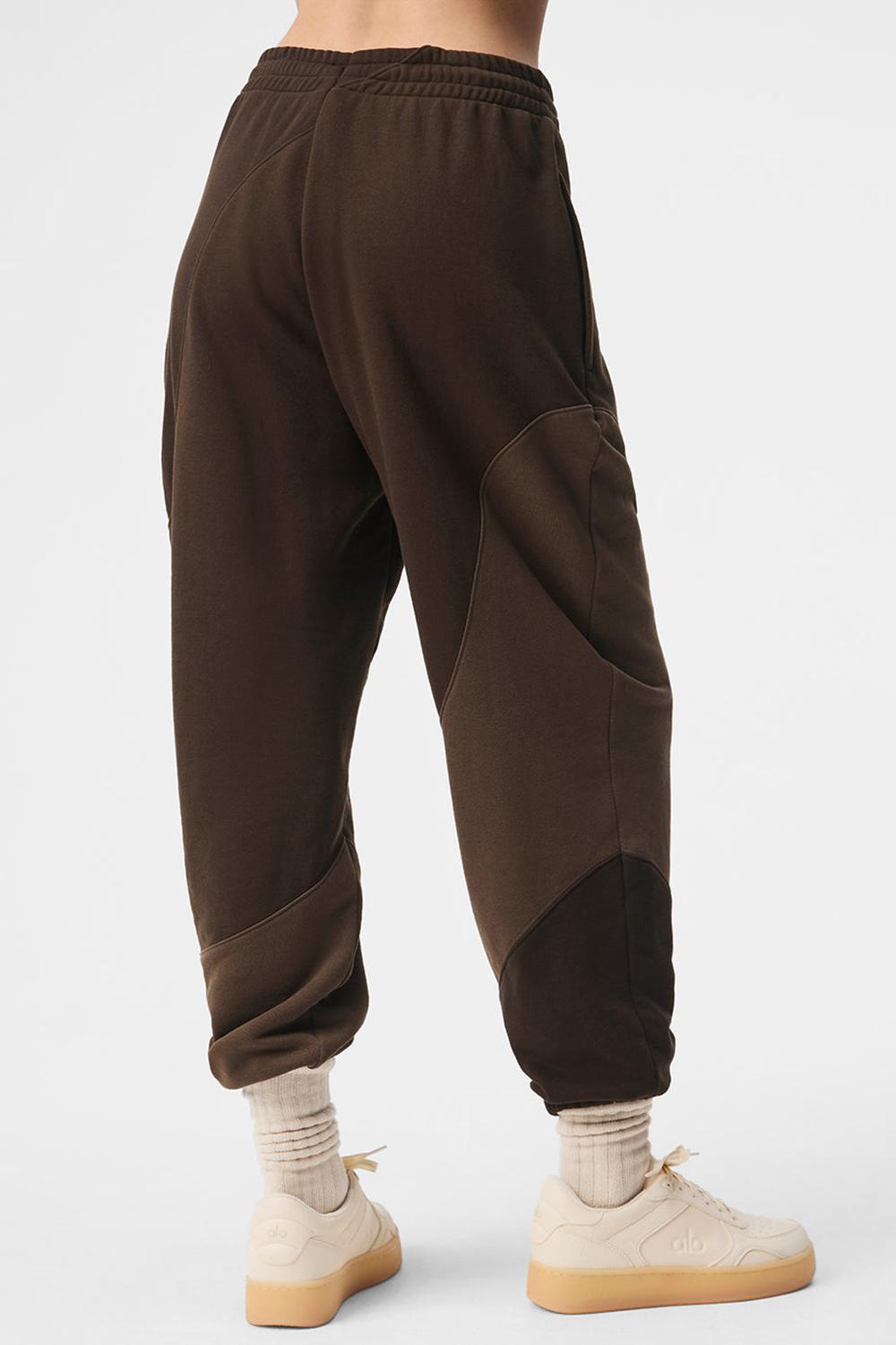 Espresso Tonal Women Alo Yoga Make Waves Sweatpant | Australia  21734-DQUP