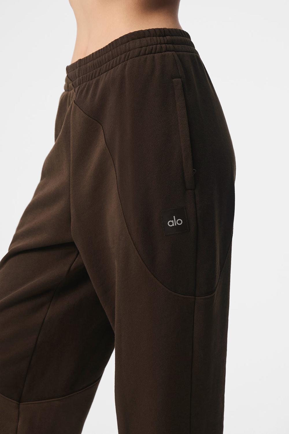 Espresso Tonal Women Alo Yoga Make Waves Sweatpant | Australia  21734-DQUP