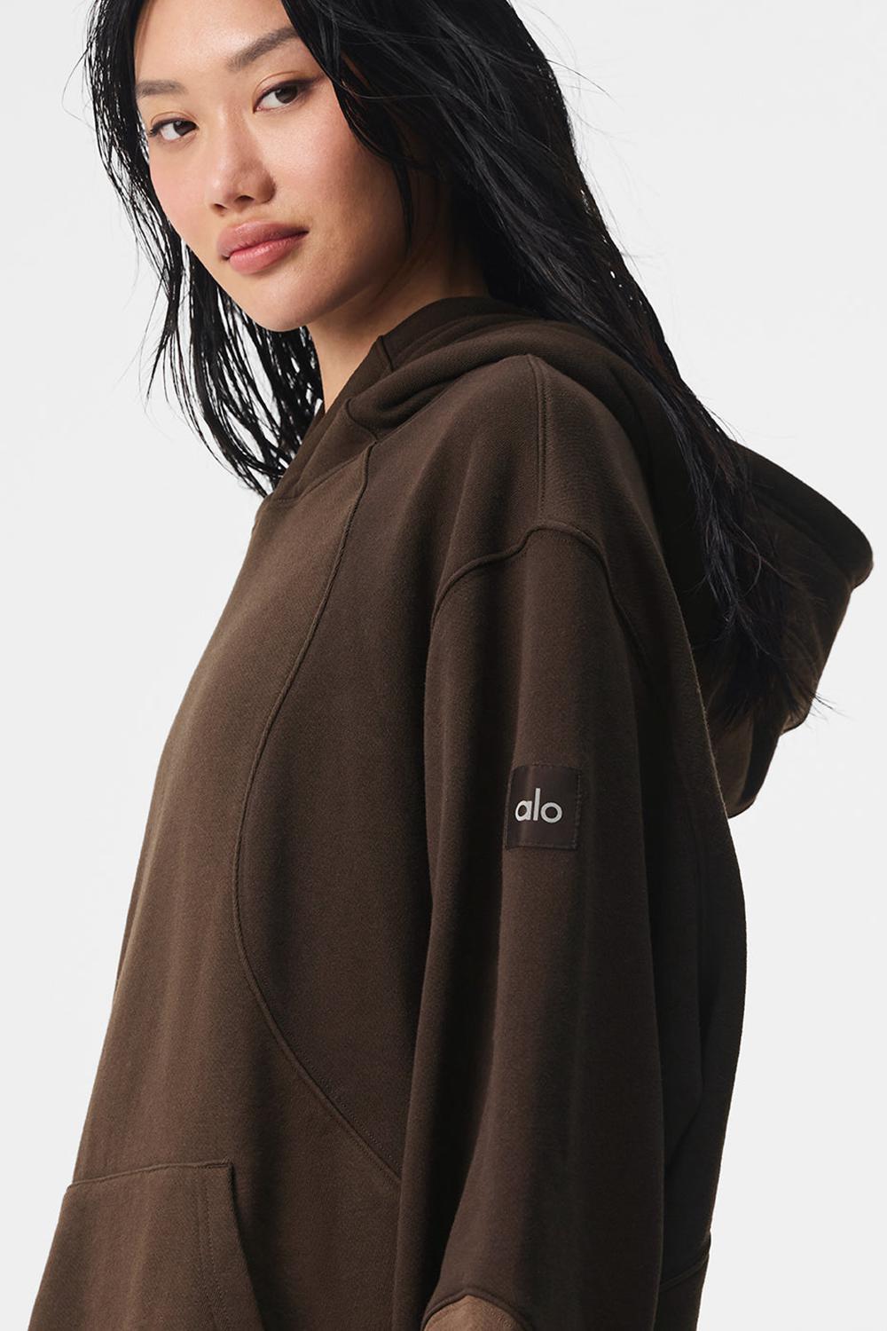 Espresso Tonal Women Alo Yoga Make Waves Hoodie | Australia  41092-APDX