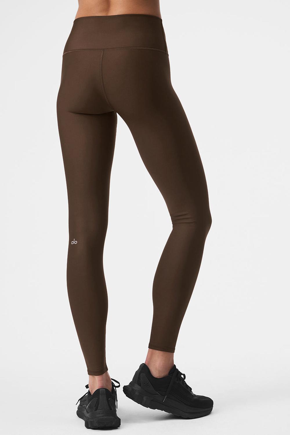 Espresso Women Alo Yoga 7/8 High-Waist Airlift Legging | Australia  17492-RJQW