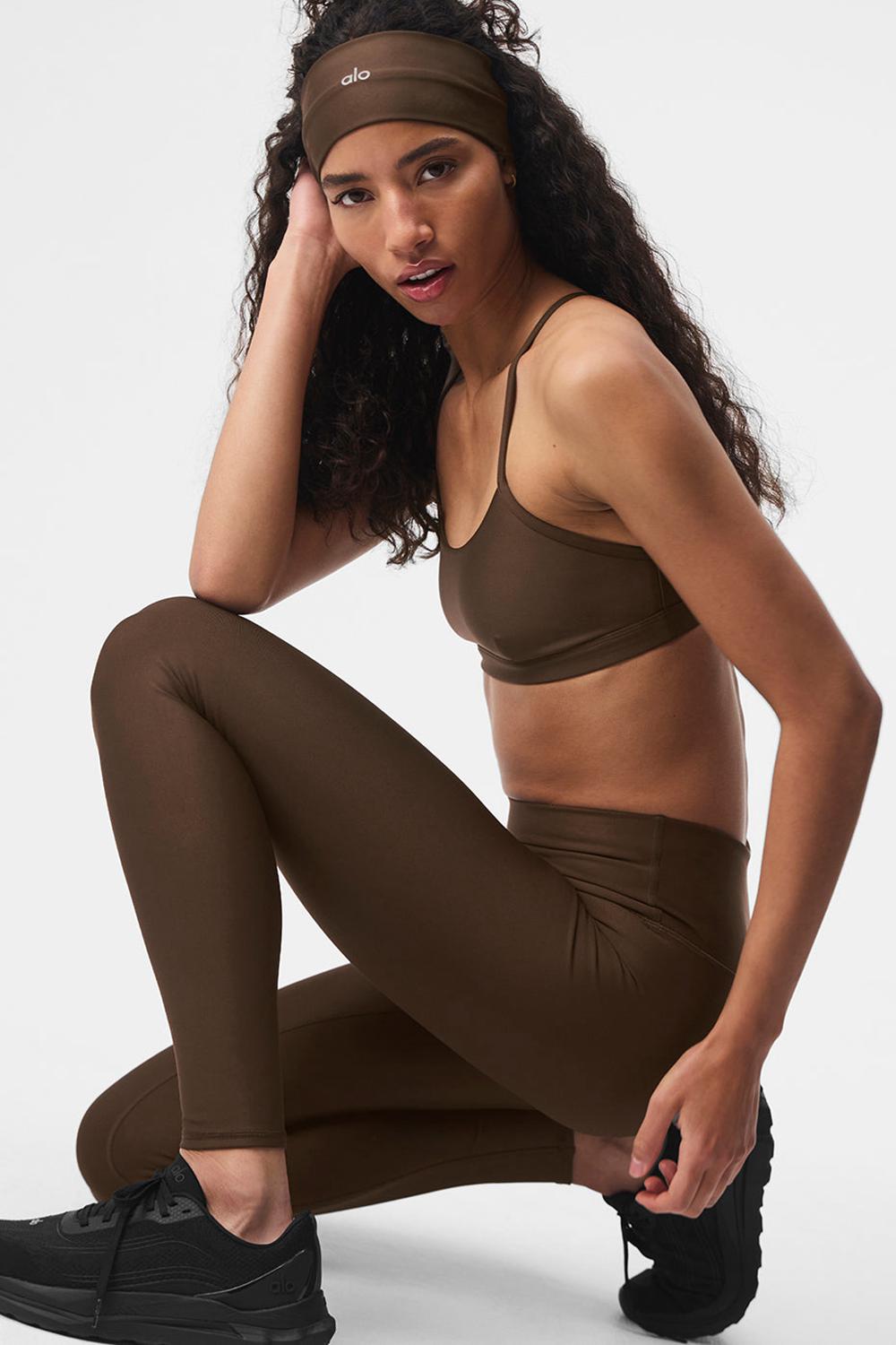 Espresso Women Alo Yoga 7/8 High-Waist Airlift Legging | Australia  17492-RJQW