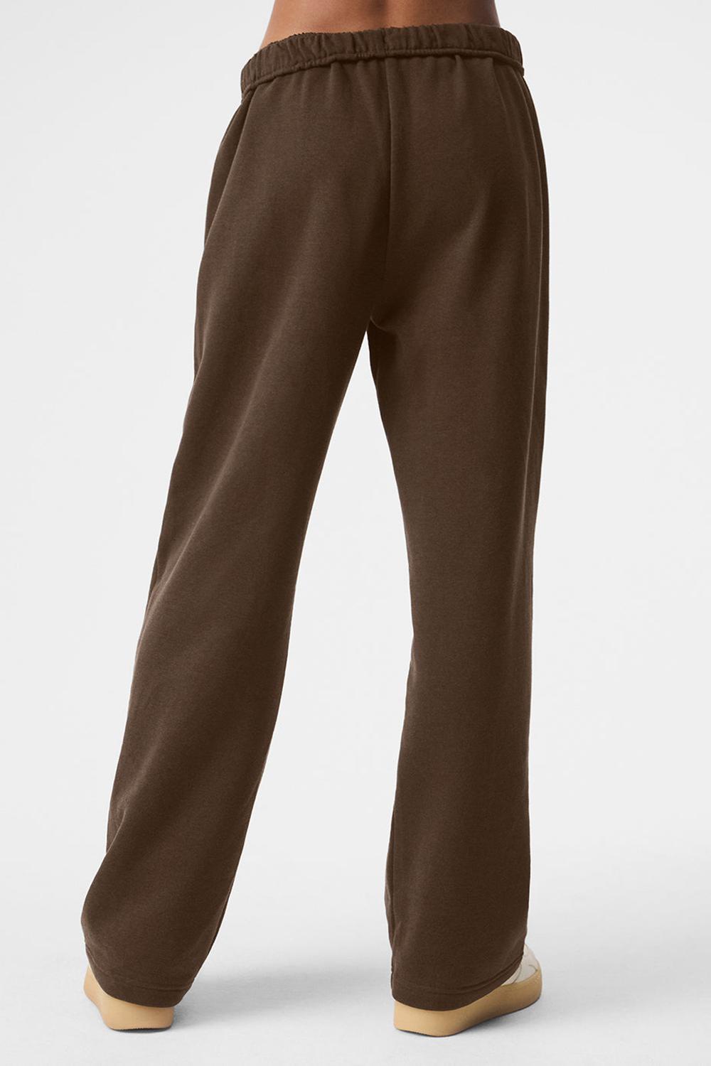Espresso Women Alo Yoga Accolade Straight Leg Sweatpant | Australia  53081-LITK