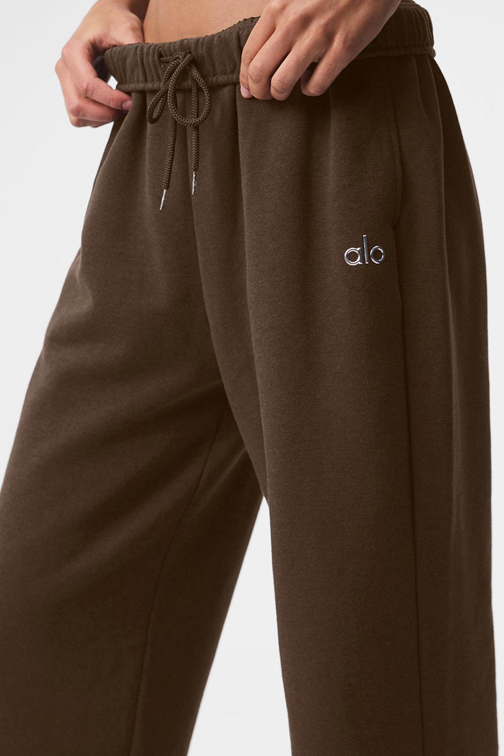 Espresso Women Alo Yoga Accolade Straight Leg Sweatpant | Australia  53081-LITK