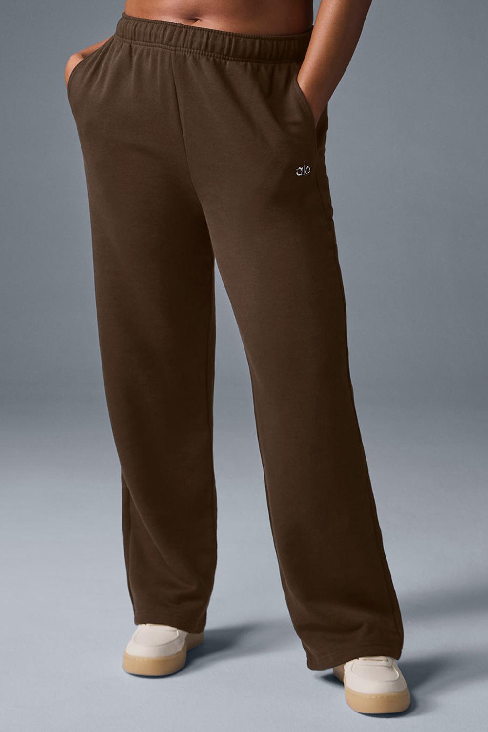Espresso Women Alo Yoga Accolade Straight Leg Sweatpant | Australia  53081-LITK