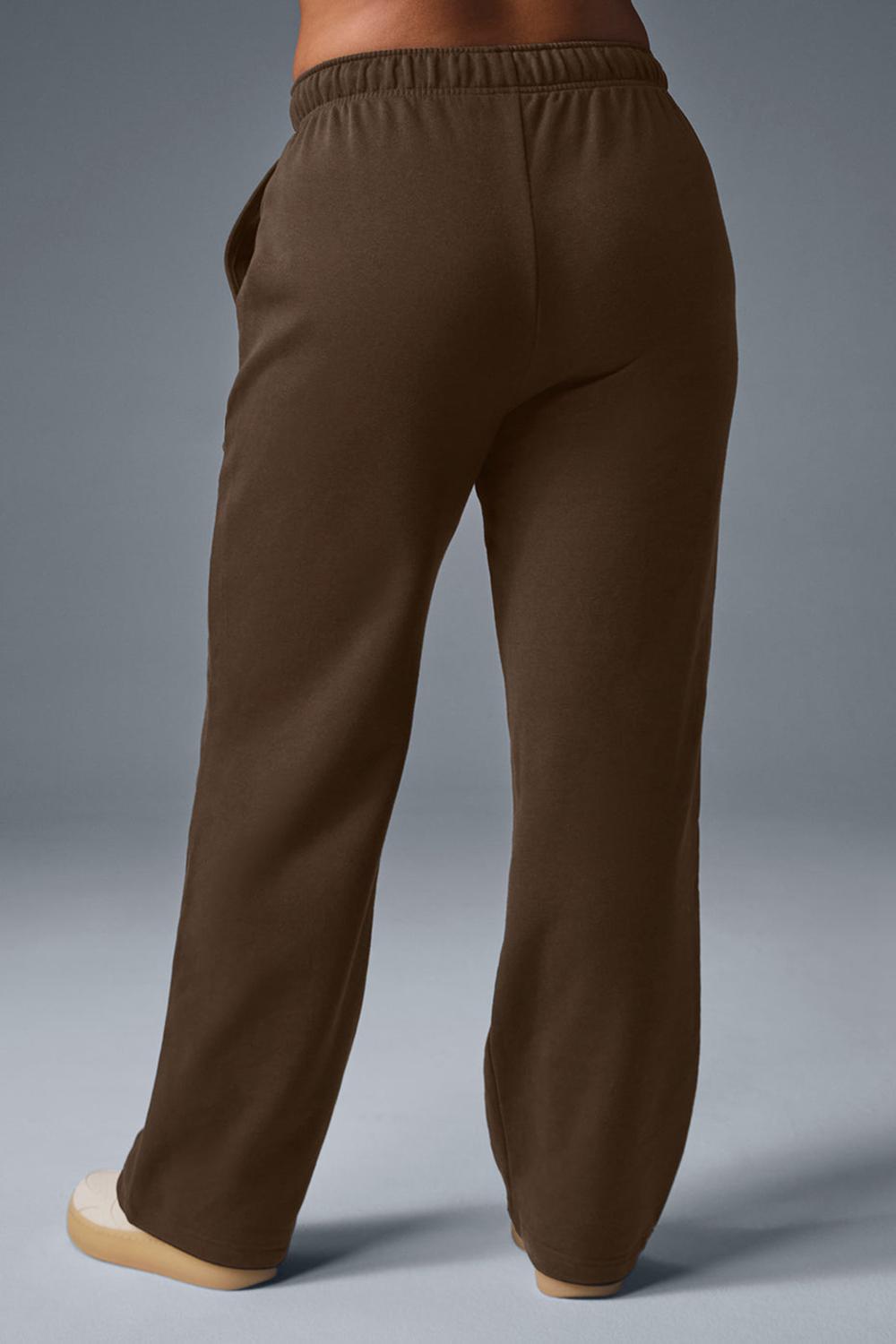 Espresso Women Alo Yoga Accolade Straight Leg Sweatpant | Australia  53081-LITK