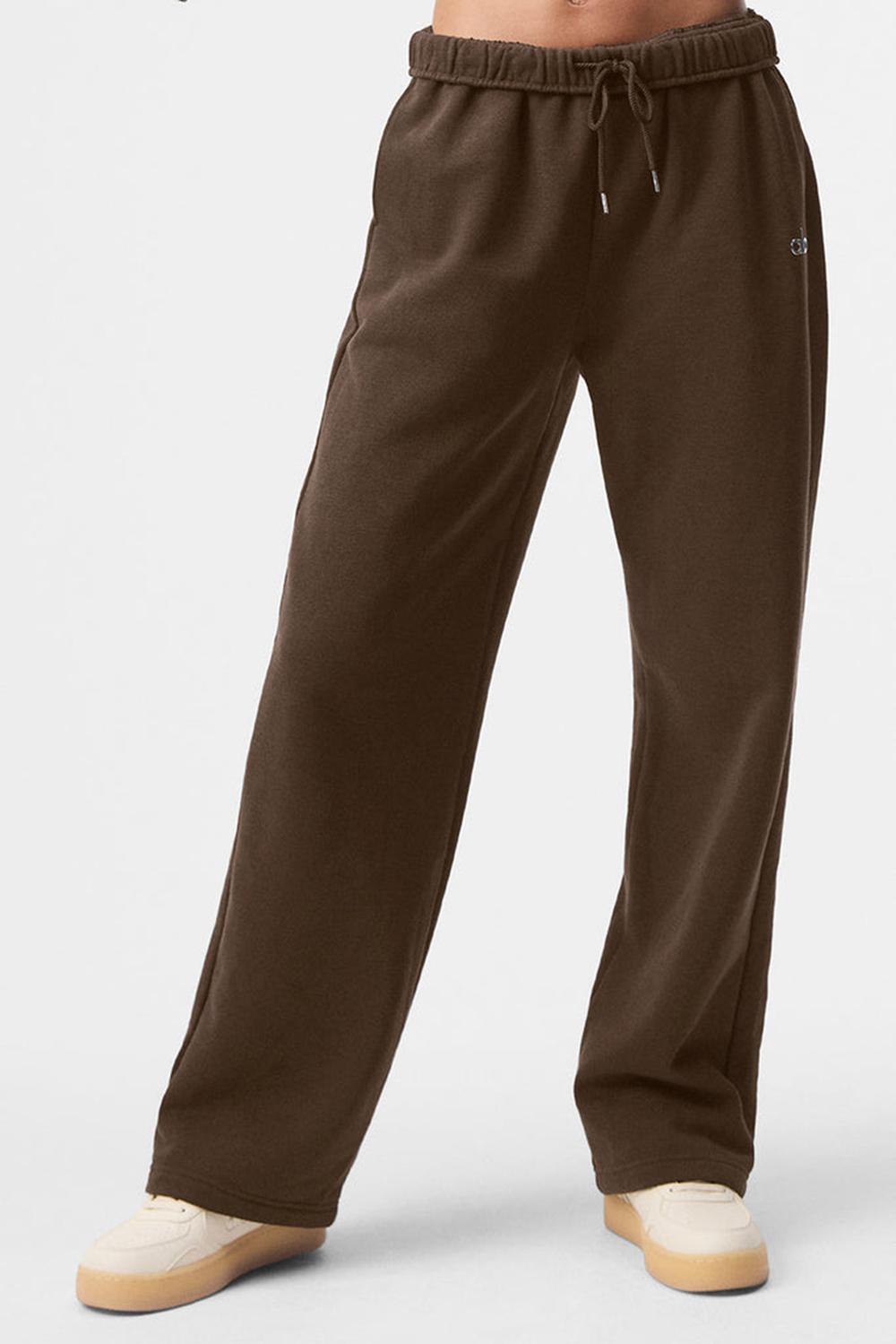 Espresso Women Alo Yoga Accolade Straight Leg Sweatpant | Australia  53081-LITK
