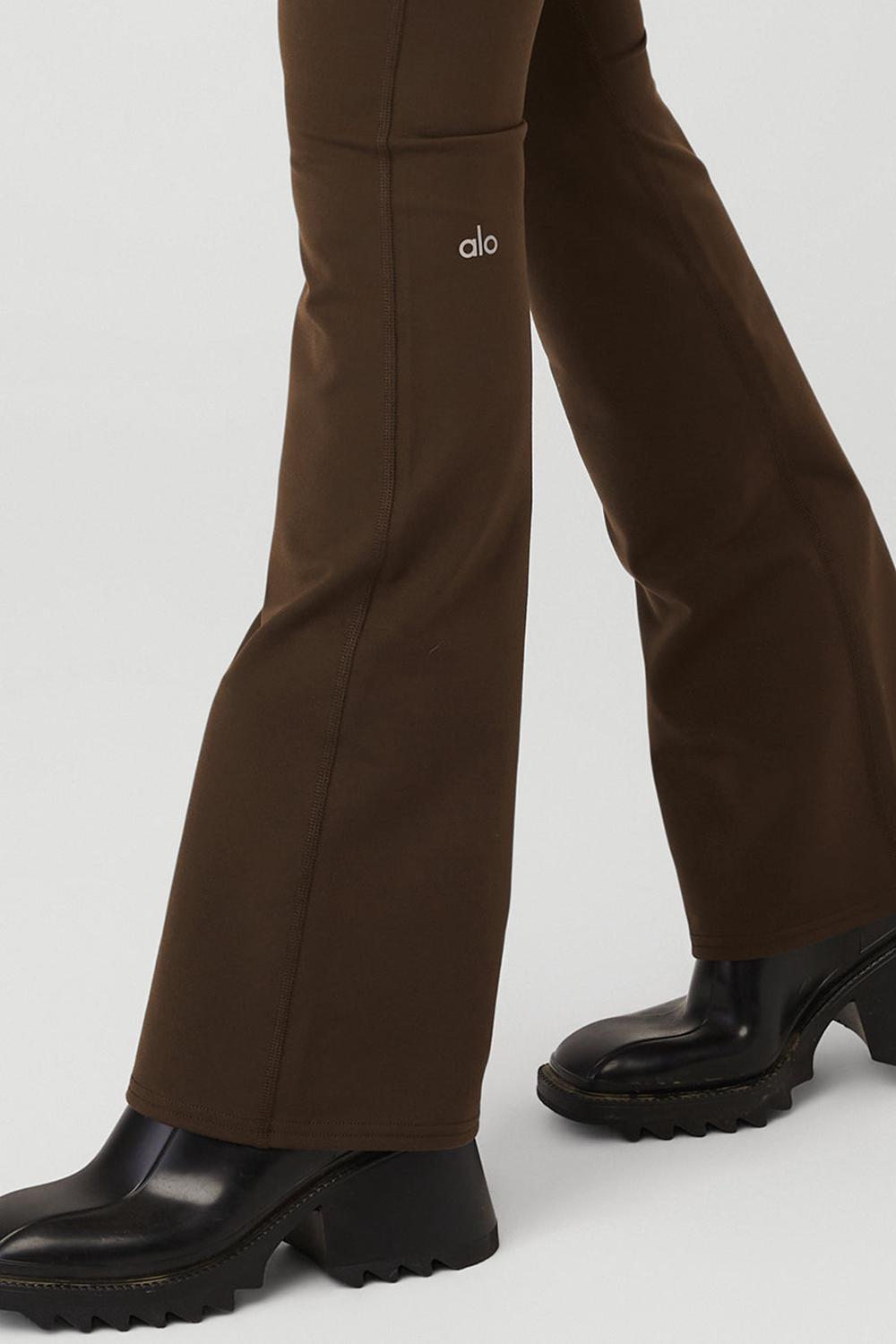 Espresso Women Alo Yoga Airbrush High-Waist Bootcut Legging | Australia  92418-IJQW