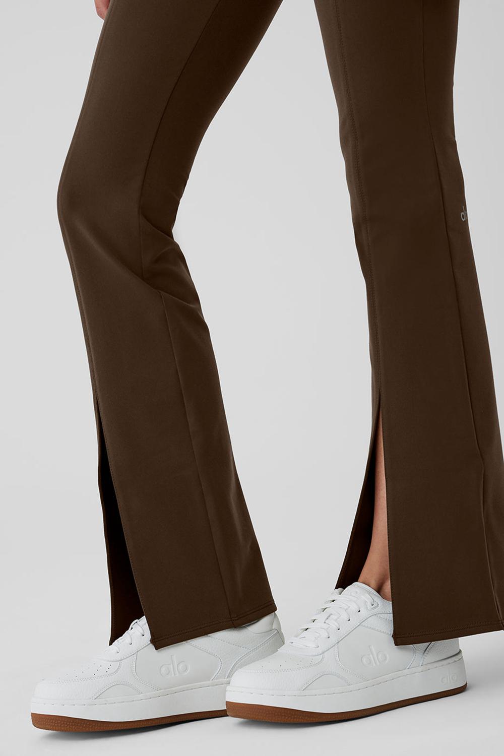 Espresso Women Alo Yoga Airbrush High-Waist Flutter Legging | Australia  27814-SVBA