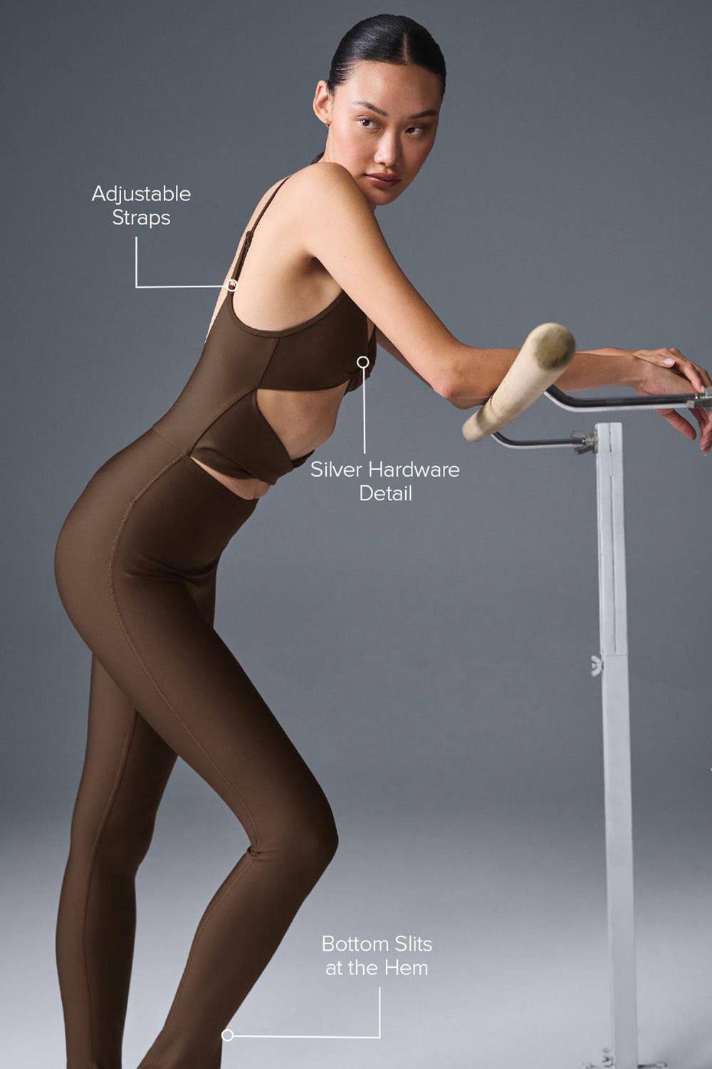Espresso Women Alo Yoga Airlift A-List Onesie | Australia  96827-YXWU